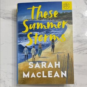 These Summer Storms - Blue and Yellow Paperback Novel